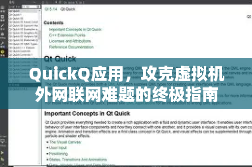 QuickQ应用，攻克虚拟机外网联网难题的终极指南