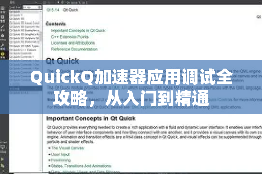 QuickQ加速器应用调试全攻略，从入门到精通-第1张图片-Quickq官网|Quickq VPN下载-高速稳定安全的加速服务