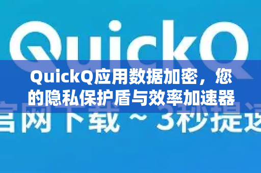 QuickQ应用数据加密，您的隐私保护盾与效率加速器-第1张图片-Quickq官网|Quickq VPN下载-高速稳定安全的加速服务